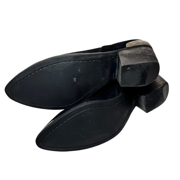 Jeffery Campbell Cromwell Black Suede Western Women's Booties size 8.5 - Picture 7 of 7